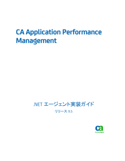 PDF のダウンロード - CA Technologies