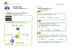 2.世界の暴力の現状 億人 女の子約 億人 男の子約 億人