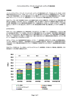Page 1 of 7 パシフィックゴルフグループインターナショナル