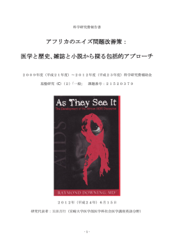 アフリカのエイズ問題改善策： 医学と歴史、雑誌と小説から探る包括的