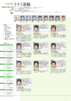 トナミ運輸 - 日本バドミントン協会