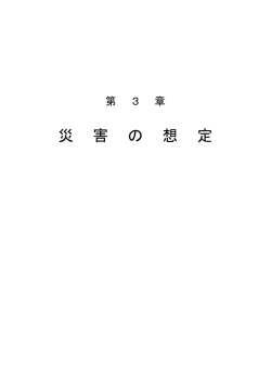 第3章 災害の想定 :(ファイル PDF形式:3883KB)