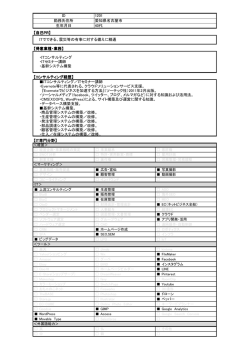 【自己PR】 【得意業種・業務】 【コンサルティング経歴】 【IT専門分野】 ITで