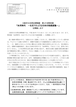 - 大阪市立自然史博物館