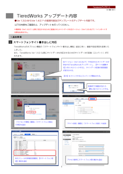 TieredWorks Ver.1.4.0.1 変更内容