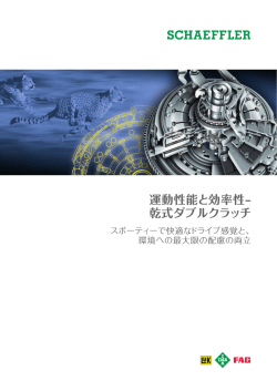 運動性能と効率性&ndash;乾式ダブルクラッチ