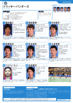 トリッキーパンダース - 総合バドミントンサイト｜BADMINTON SPIRIT