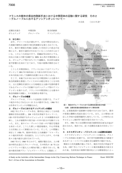 フランスの都市の保全的刷新手法における中間団体の活動に関する研究