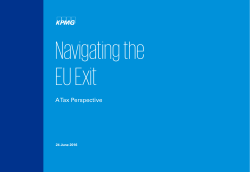 navigating the eu exit