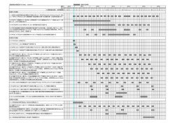 活動実施計画表案（PO draft) - version 4 活動予定時期 暦年 実施協議