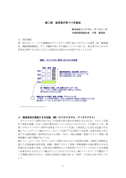 第二部 改革者が持つべき視点 - 株式会社ジェネラル・サービシーズ