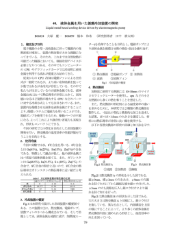 40. 液体金属を用いた循環冷却装置の開発