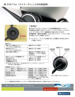 GN 9120 Flex (マイナーチェンジの内容説明）
