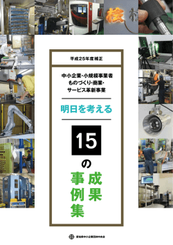 平成25年度補正中小企業・小規模事業者ものづくり・商業・サービス革新