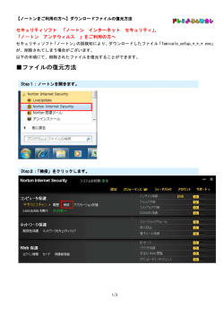 ファイルの復元方法