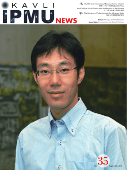 All pages - Kavli Institute for the Physics and Mathematics of