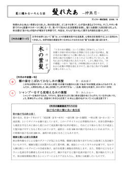 木こ のの 葉は 髪が