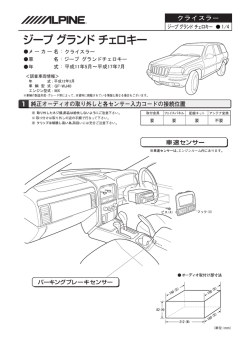 1／4 クライスラー ジープ グランドチェロキー 平成11年5月～平成17年7月
