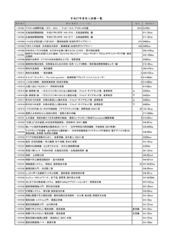 平成27年度受入図書一覧 - 苫小牧工業高等専門学校