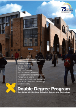 CONTENTS - 慶應義塾大学理工学部