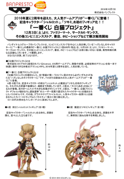 『一番くじ 白猫プロジェクト』