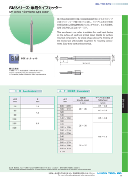 SMシリーズ・半月タイプカッター
