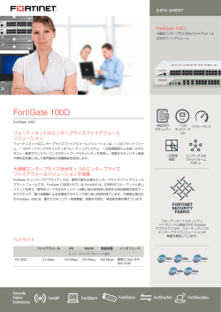 FortiGate 100D