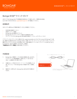Bomgar B100™ クイック ガイド