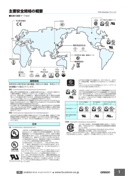 主要安全規格の概要