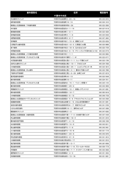 協力歯科医院一覧