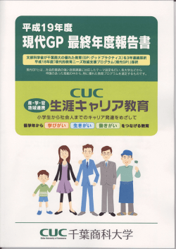 最終年度報告書 - 千葉商科大学