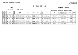 1 2 2 6 3 3 オープニングジャンプⅠ