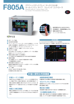 計量に便利な充実機能