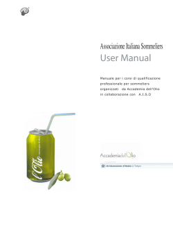 Page 1 1 1 con il patrocinio Manuale per i corsi di qualificazione