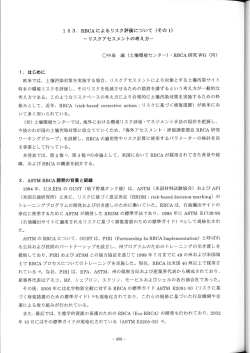 ー 5 3- RBCAによるリスク評価について (その ー)
