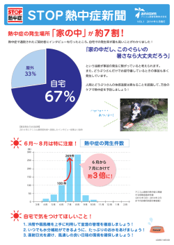 STOP熱中症新聞 Vol.1 創刊号
