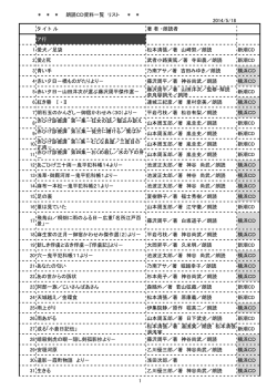 録音CD図書リスト