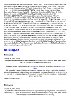 Mafia wars font fix 0.0.4