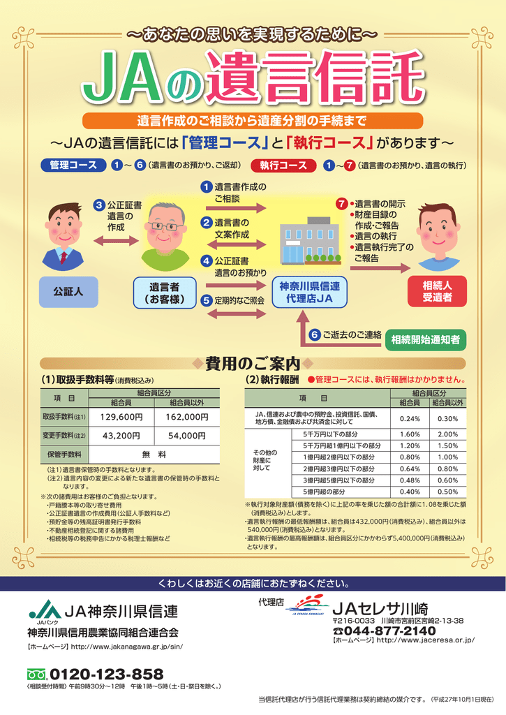 Jaの遺言信託 Jaセレサ川崎