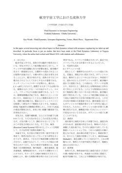 2. 第46回流体力学講演会 特別講演