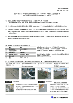 富士スレート株式会社 平成21 年10 月13 日 東邦レオ   スカイモル(釘
