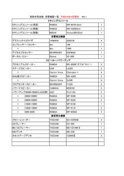 1 ミキシングコンソール(移動)