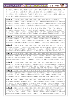 こんにちは、妙慎です。私は、四柱推命をはじめとする各種の占術を用い