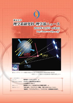 （PDF）のダウンロードはこちら - 東京大学 大学院理学系研究科・理学部
