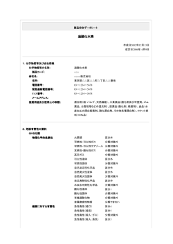 GHS - 環境材料工学科