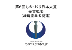 【沖縄分】第6回ものづくり日本大賞受賞概要