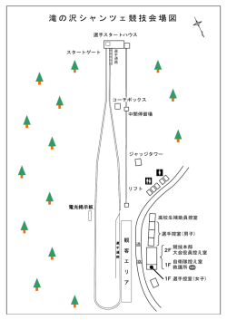 滝の沢シャンツェ競技会場図