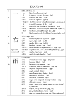 一 右 雨