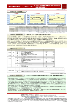 週刊日本株レポート - 朝日ライフアセットマネジメント