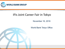 IFIs Joint Career Fair in Tokyo